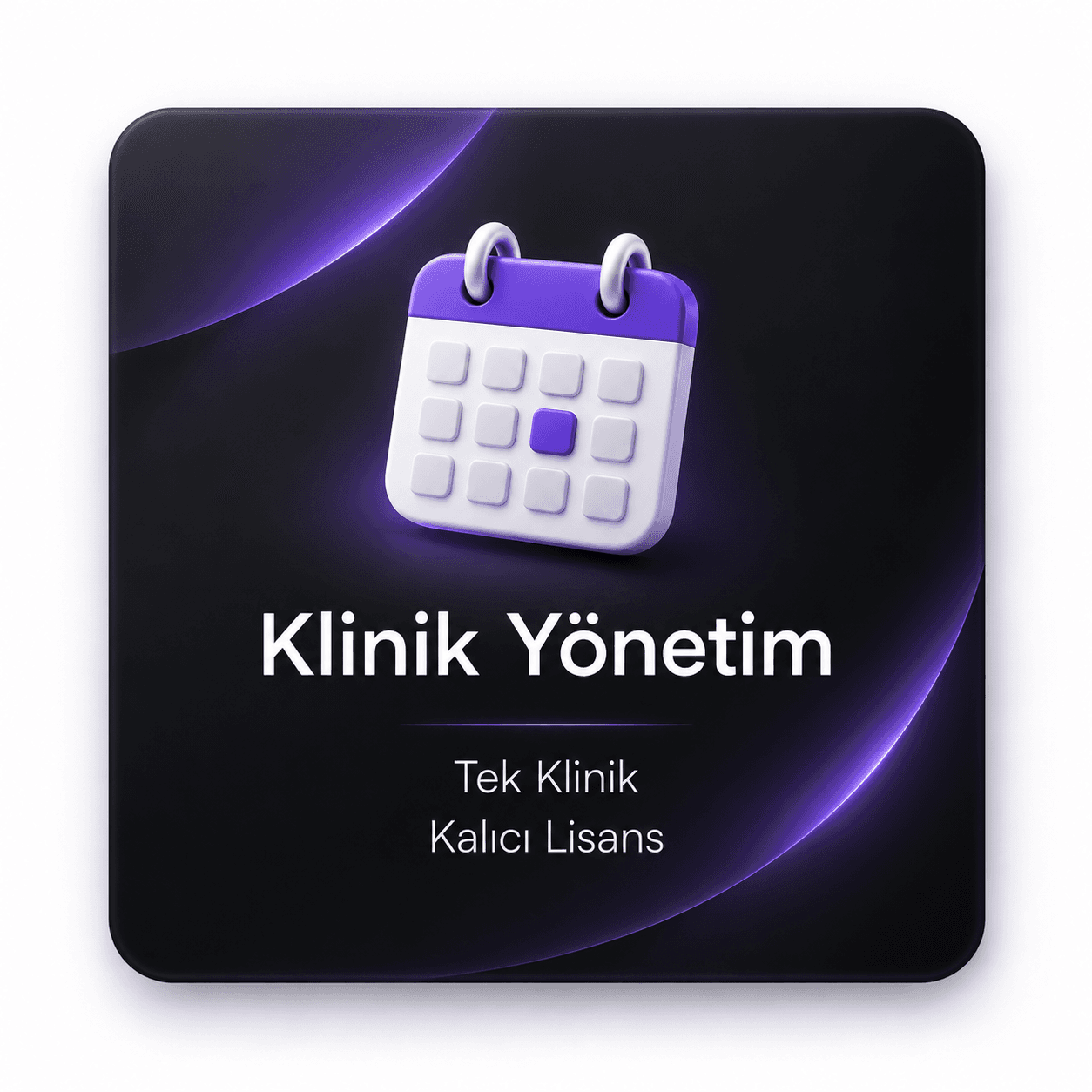 Orvixa Klinik Yönetim Sistemi — Tek Klinik Kalıcı Lisans ürün görseli