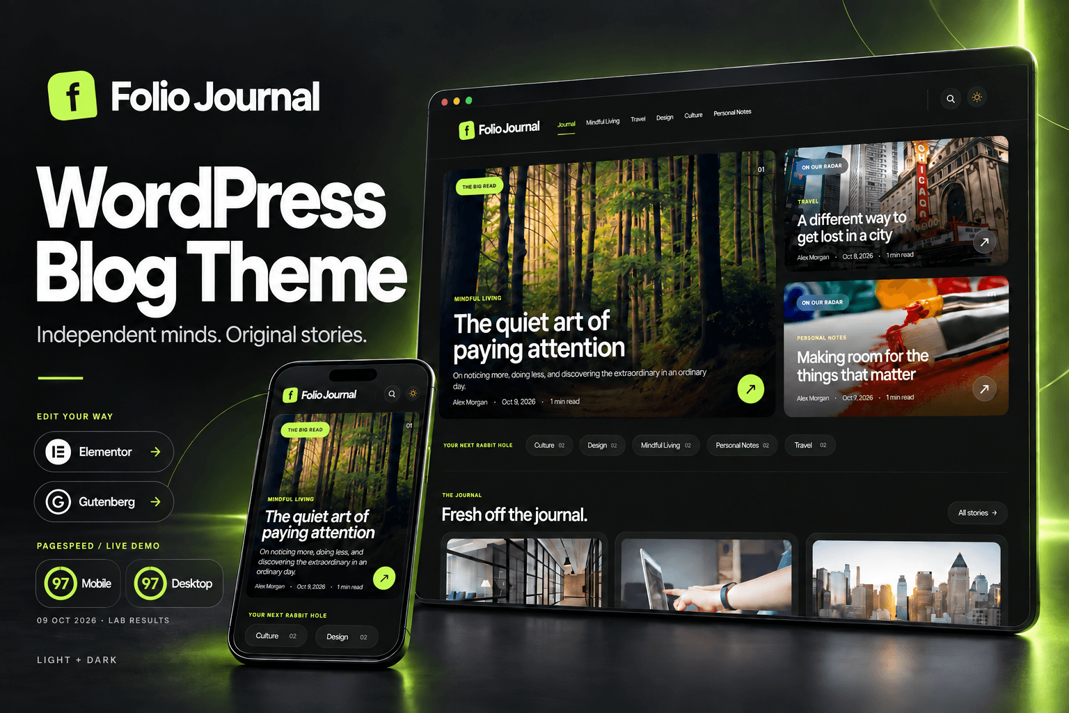 Folio Journal — cover premium