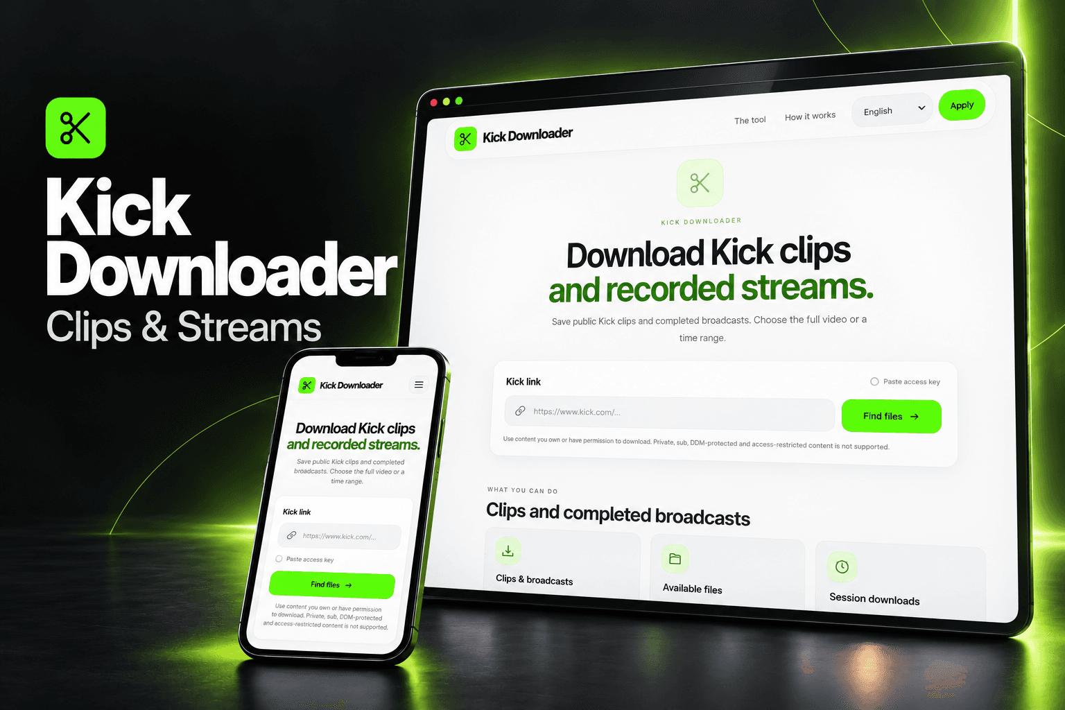 Kick Downloader — product cover