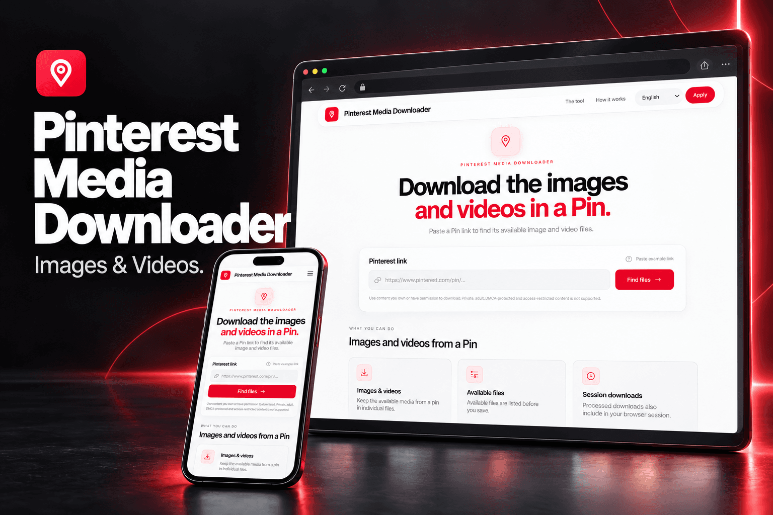 Pinterest Media Downloader — product cover