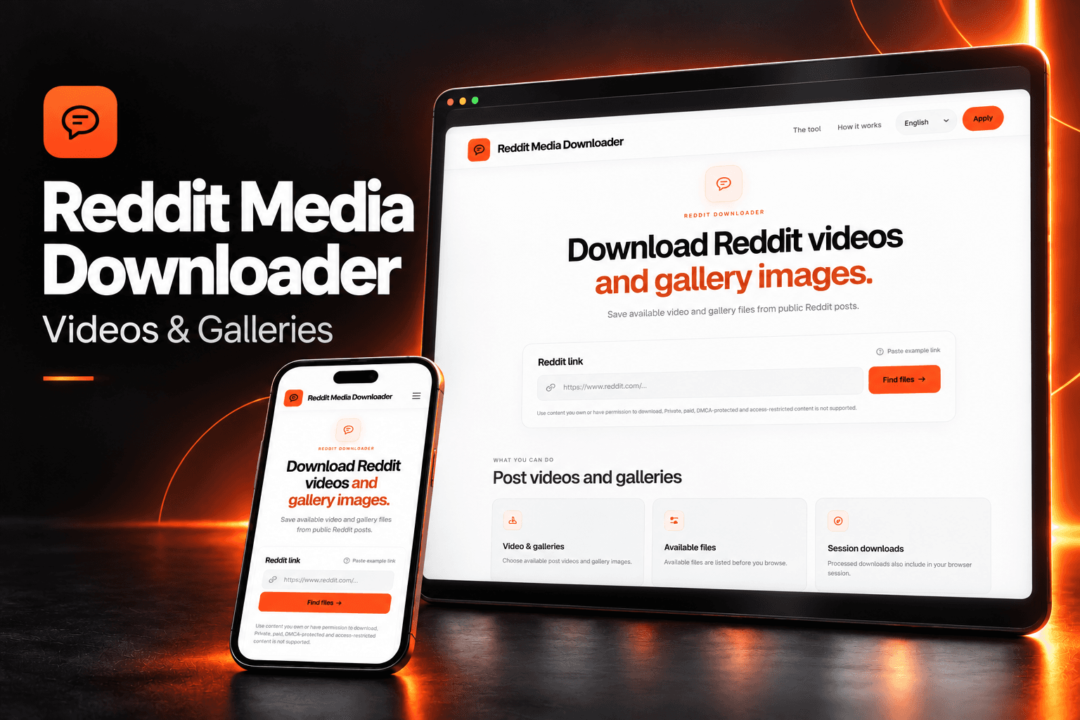 Reddit Media Downloader — product cover