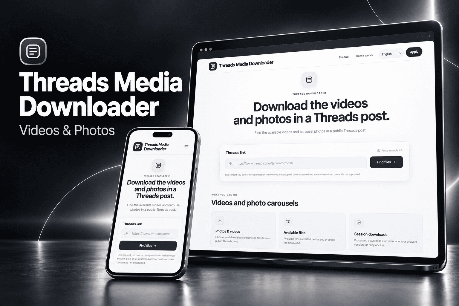 Threads Media Downloader — product cover