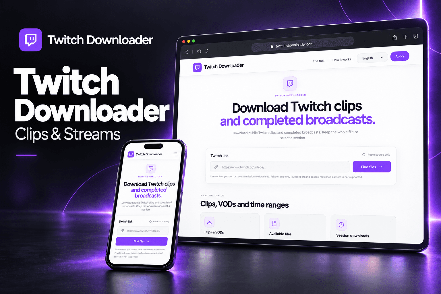 Twitch Downloader — product cover