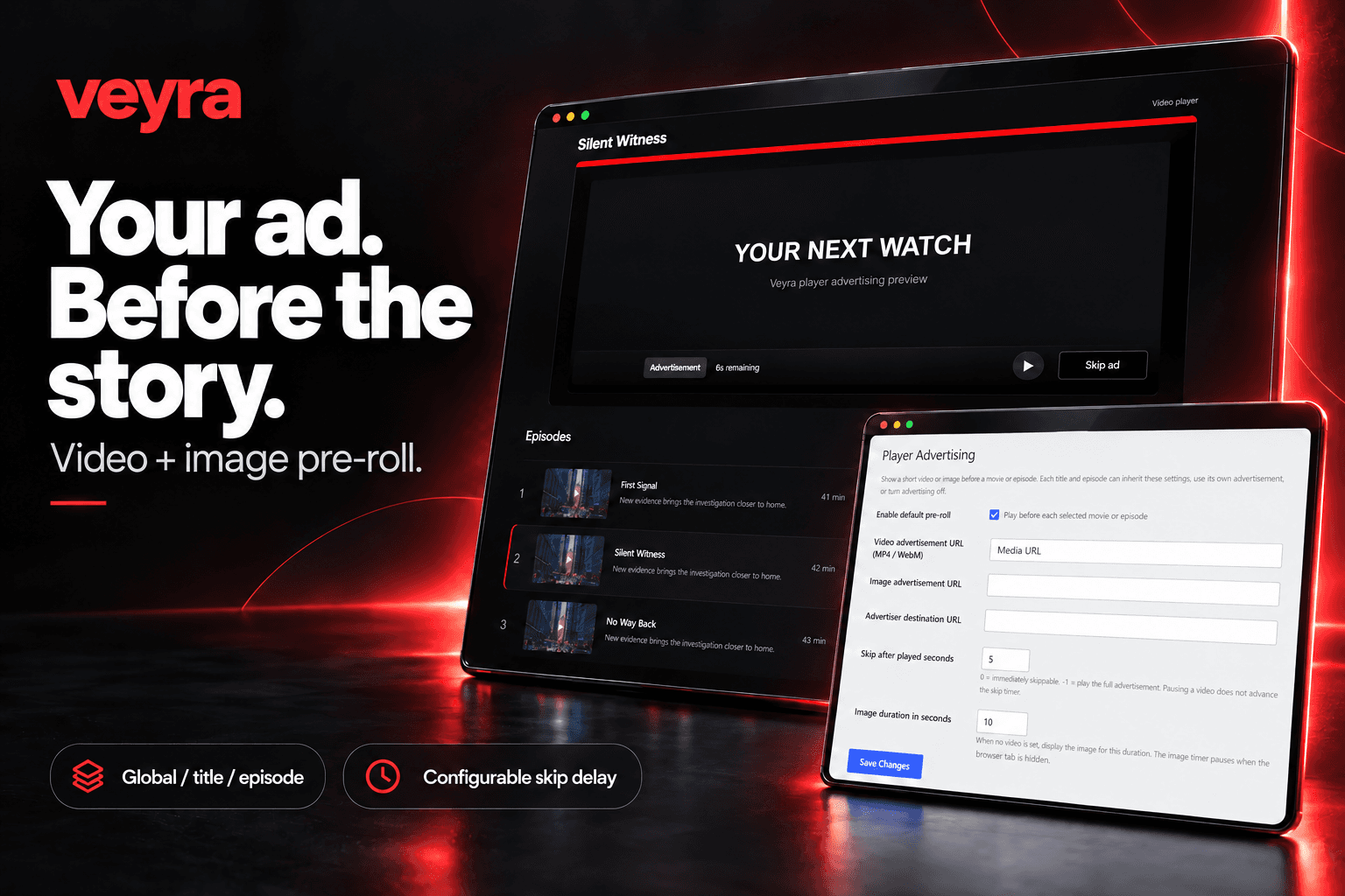 Veyra — Pre-roll advertising
